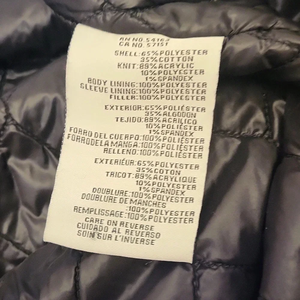 Levi's Black Quilted Bomber Jacket